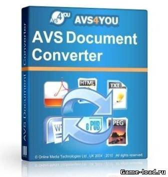 AVS Document Converter v.2.2.4.210 (2012/ENG/PC/Portable by Baltagy/Win All)