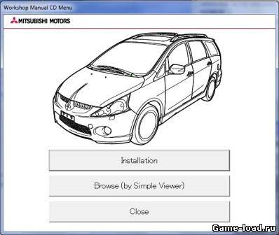 Mitsubishi Grandis Service Manual — Руководство по ремонту (2006-2008/ENG/PC/Win All)