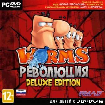 Worms Revolution: Deluxe Edition + 3DLC (2013/Rus/RePack от Fenixx)