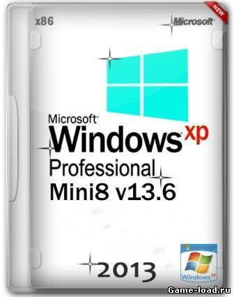 Windows XP SP3 Mini8 v.13.6 (2013/Rus)