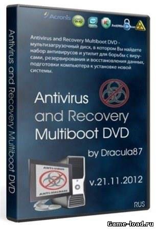 Antivirus and Recovery Multiboot DVD by Dracula87 (2013/Rus)