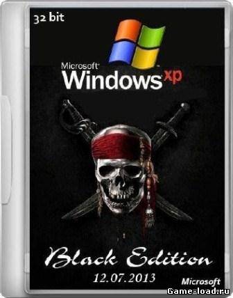 Windows XP Professional SP3 Black Edition 12.07.2013 (2013/Rus/Eng)