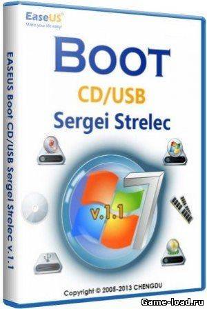 EASEUS Boot CD/USB Sergei Strelec v.1.1 (2013/RUS/ENG/PC/WinAll)