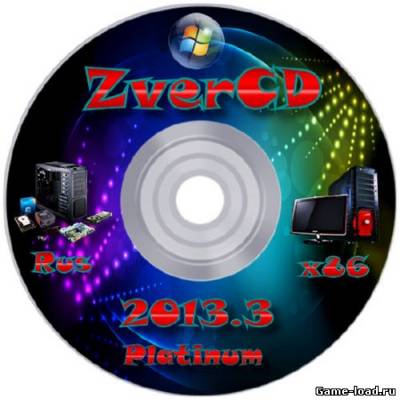 ZverCD 2013.3 x86 (2013/Rus/Pc/WinAll)